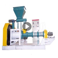 Hot selling Lowest price small tilapia floating fish food pellet extruder mill machine